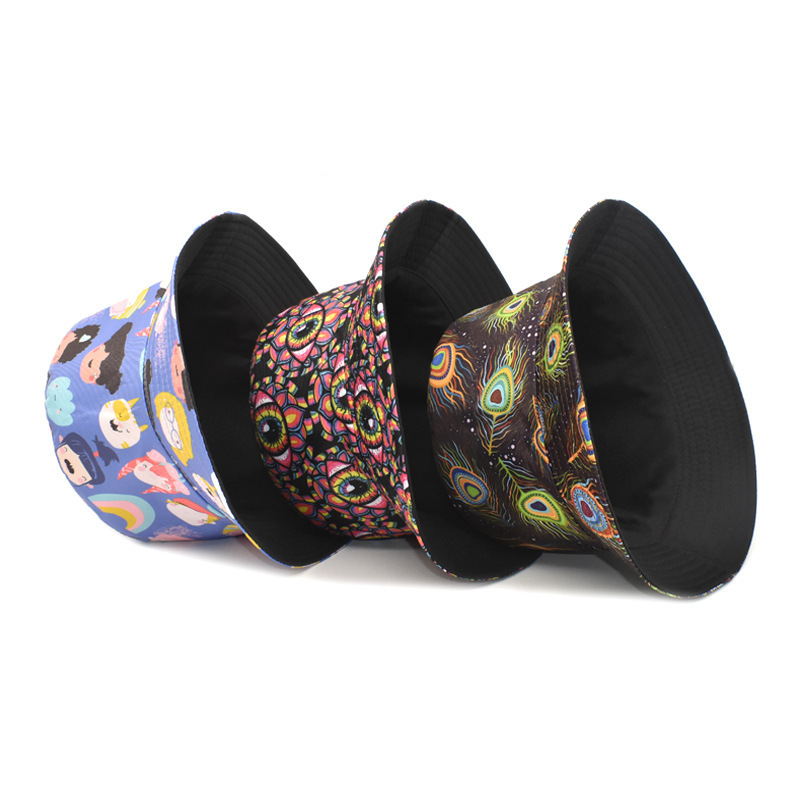 Women's Retro Cartoon Eye Bucket Hat display picture 2