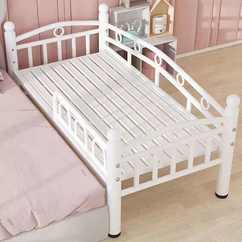 Cama de empalme Cama para niños con barandilla Cama para bebé de hierro forjado Cama para bebé Cama pequeña Cama de cabecera ensanchada Cama simple Amazon