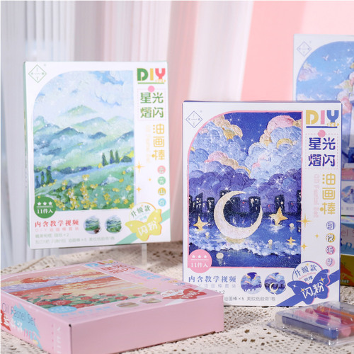 Internet celebrity super soft oil pastel set complete set graffiti crayon soft heavy color complete set diy birthday gift