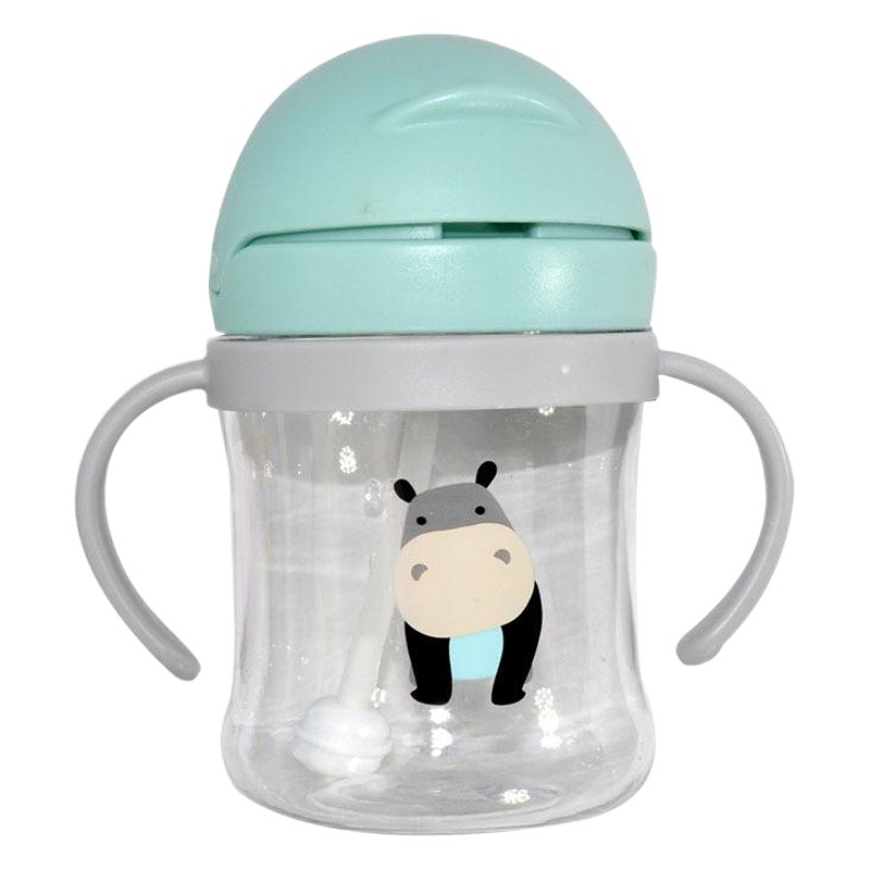 Vaso con pajilla para niños 250ml, ideal para aprendizaje