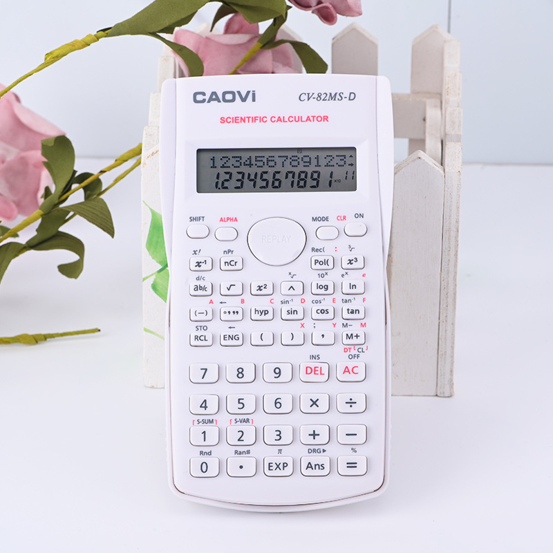 Estudiante de escuela secundaria examen calculadora CV-82MS-D Función científica calculadora equipo multifuncional fábrica al por mayor
