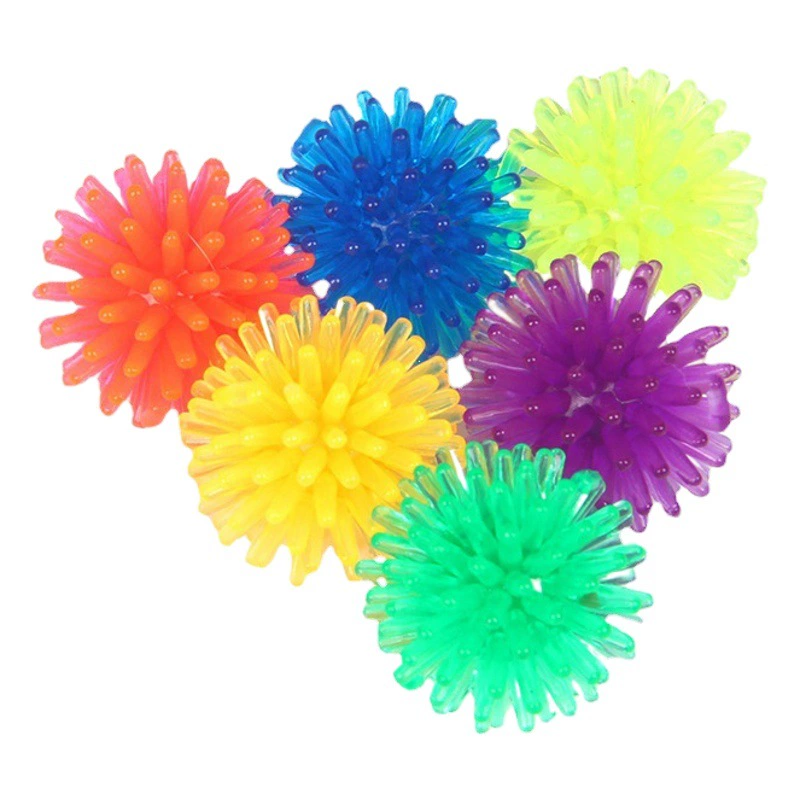 Мини 2.5cm Мяч-ежик Йога Мяч для массажа ног Волосатый массажный мяч Bayberry Вентиляционная игрушка для снятия стресса