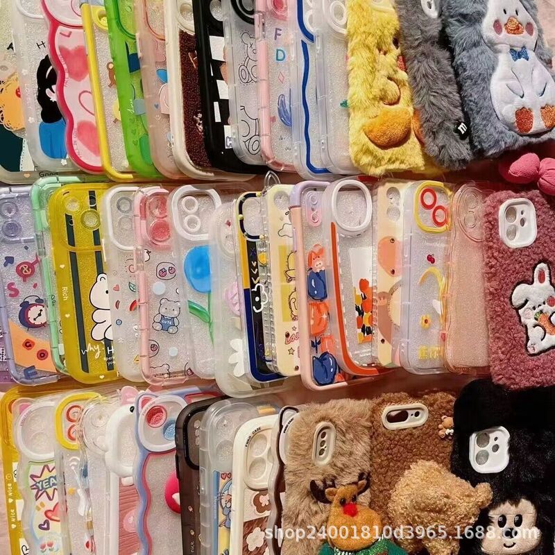 Mobile Phone Case Blind Box Various Styles Apple Mobile Phone Case Lucky Bag 14Promax/14/13 Cute Simple Protective Case