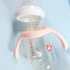 Anti-colic children's bottle detergent for new born, straw, feeding bottle for mother and baby, wide neck