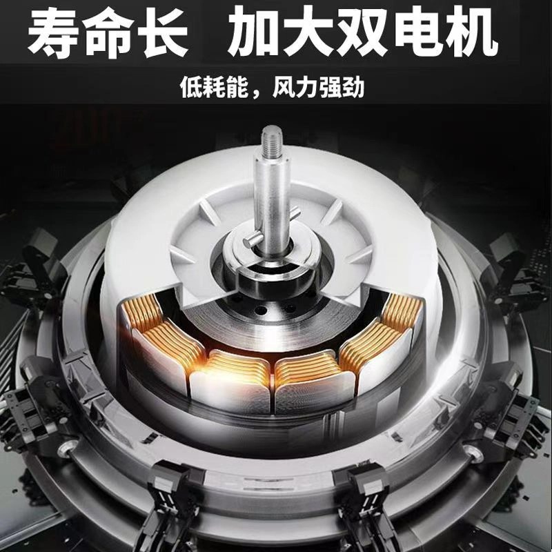 Car-Mounted Dual-Head Universal Electric Fan 12V24V Universal for Cars and Trucks, Silent Cooling, Super Strong Wind Cooling Fan