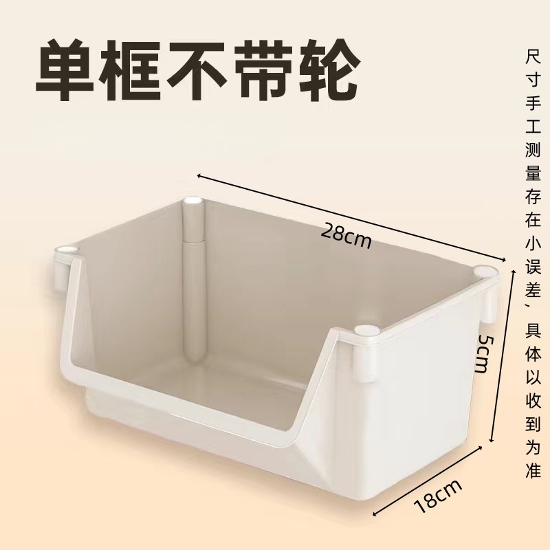 Estante de almacenamiento de plástico multicapa