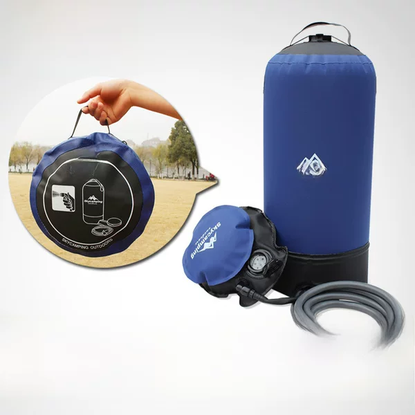 Outdoor shower bag camping Folding Shower Amazon cross-border bath bag for bathing hot water bag water bag