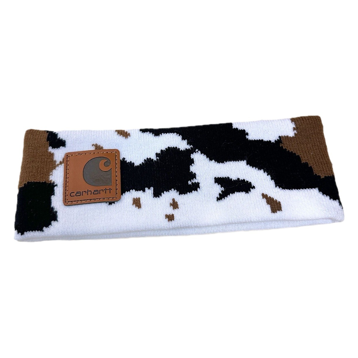 Cross-border new in stock cow jacquard sports headband men's and women's same knitted headband outdoor leisure headband fashion