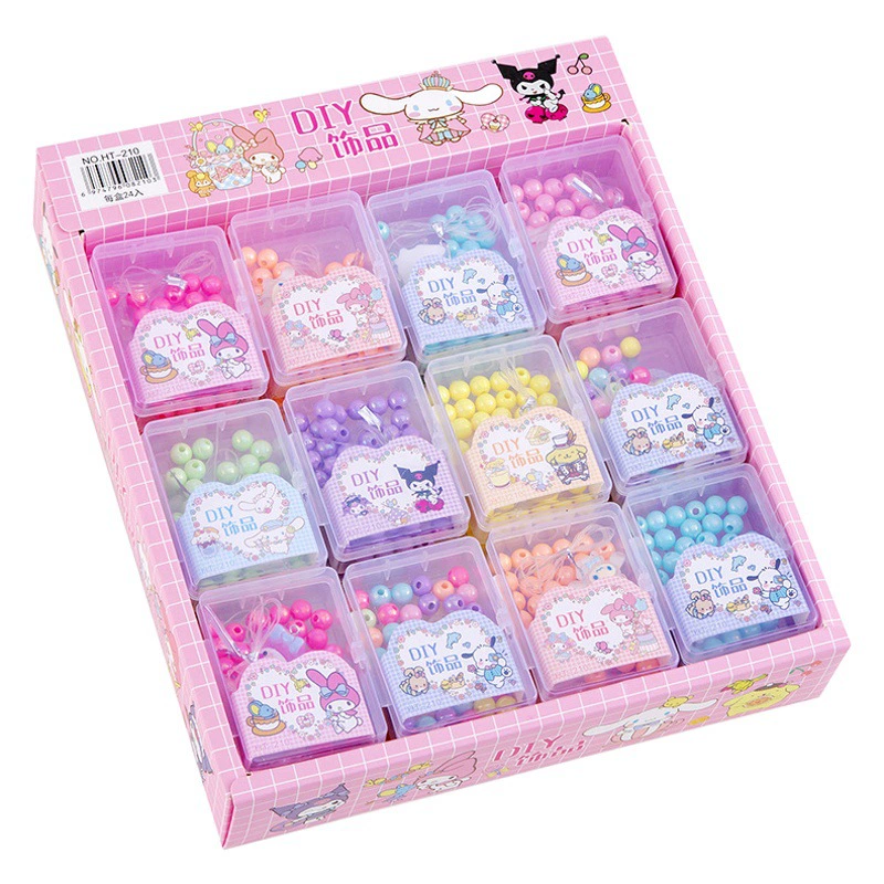 DIY бисероплетение ручной работы летний мультфильм цветной любовный браслет материал сумка носить бисер девушка подарочная коробка