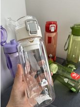 Tritan婴儿奶瓶材质 学生大容量水杯健身便携水壶 手提旅行直饮杯