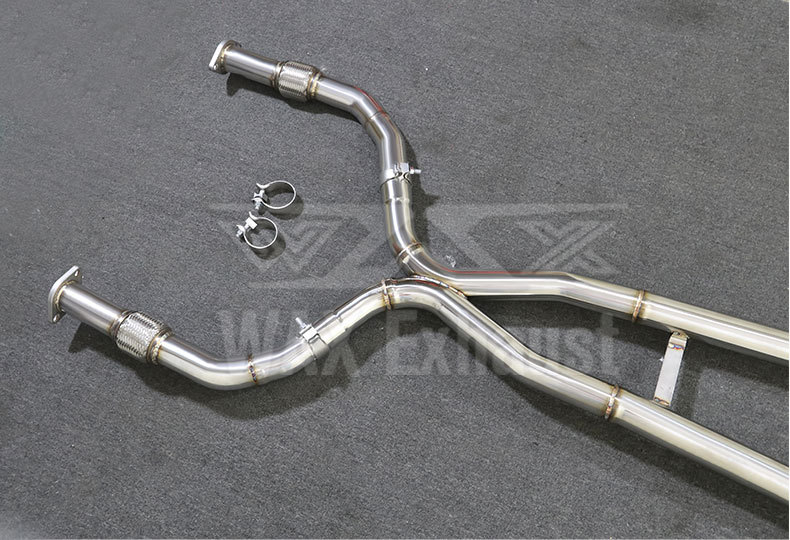 Cross-Border Applicable Stainless Steel Valve Mid-Tail Section Exhaust Pipe for Nissan 370Z 2009-2020