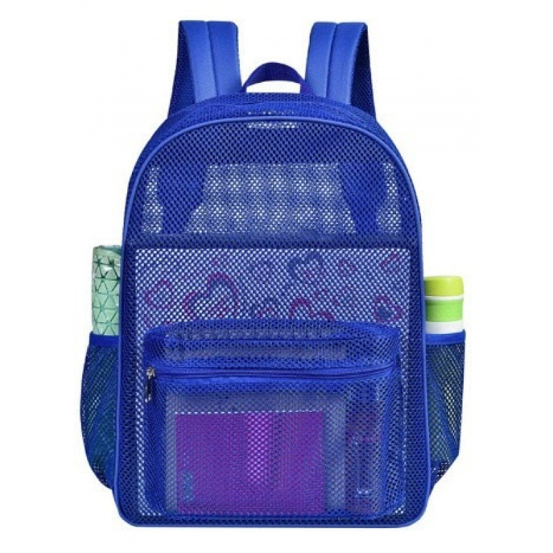 Spot Amazon nueva mochila de malla pesada para viajar deportes airbag mochila de playa logo fijo