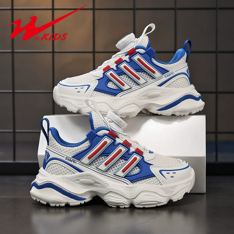 双星 Footwear for boys, mesh breathable children's sports shoes, soft sole