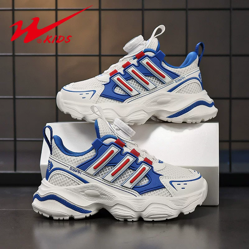 双星 Footwear for boys, mesh breathable children's sports shoes, soft sole
