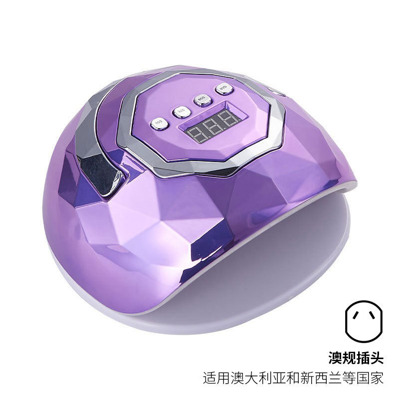Nueva máquina de fototerapia de uñas colorida, lámpara de curado de uñas con sensor inteligente, lámpara de gel de esmalte de uñas de secado rápido y alta potencia para ventas transfronterizas.