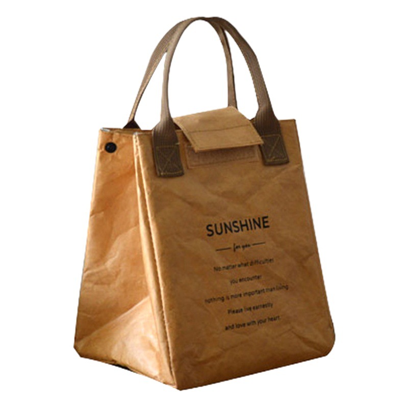 Bolsa de almuerzo BOLSA DE AISLAMIENTO impermeable papel de aluminio bolsa de lonchera japonesa bolso imprimible bolsa de almacenamiento LOGO varias necesidades diarias