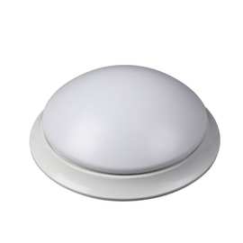 LED吸顶灯亚克力阻燃璇口圆形灯罩 普通工程款面包灯消防应急灯罩