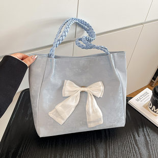 Summer cute universal one-shoulder bag with bow