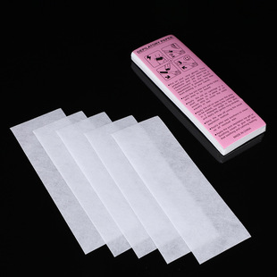 Special 50-piece White Thickened Non-woven Hair Removal Cloth for Hair Removal Wax Paper