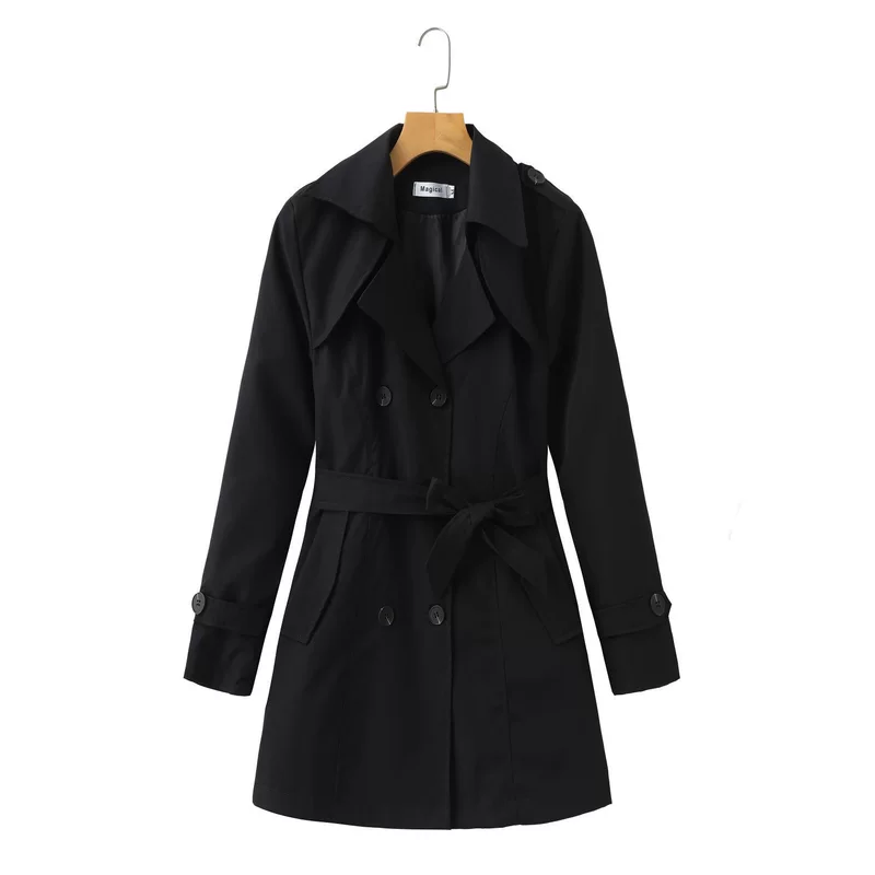 Осенняя trench coat, куртка для отдыха, городской стиль, корейский стиль