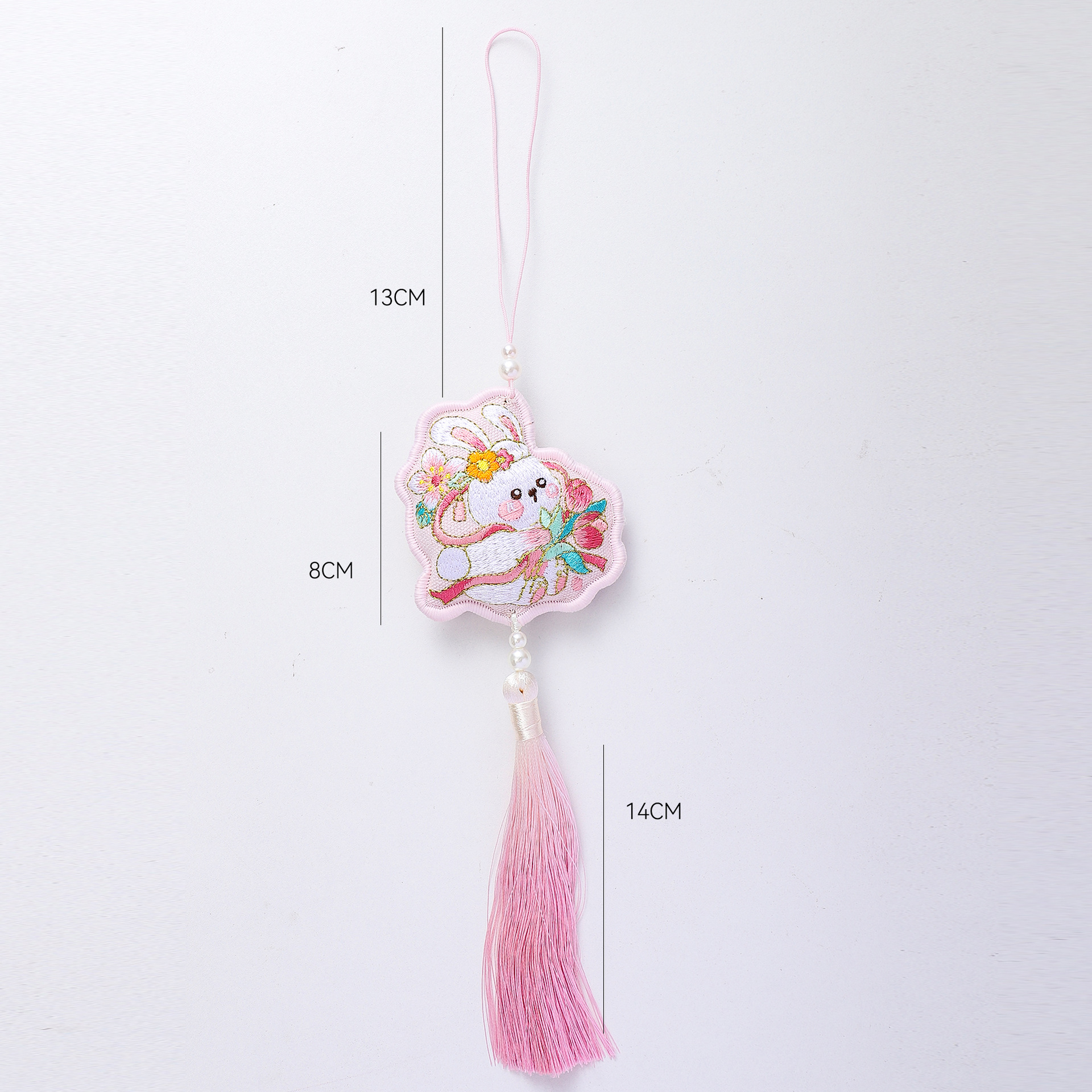 Nuevo medio otoño luna conejo colgante de bordilla decoración caja de regalo embalaje DIY materiales de florista