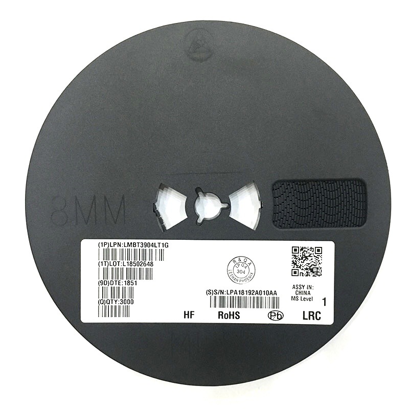 LRC乐山 LMBT3904LT1G 200MA 40V NPN 贴片三极管 1AM 原装正品