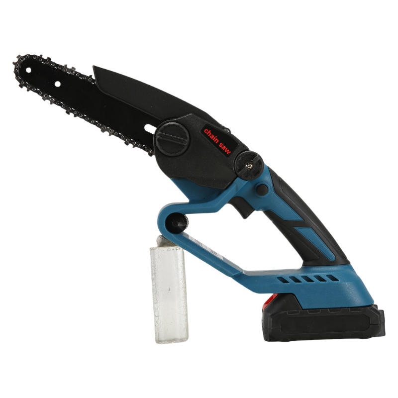 Sierra eléctrica de litio 6 pulgadas pequeña portátil recargable de mano madera doméstica sierra eléctrica motosierra mini sierra transfronteriza