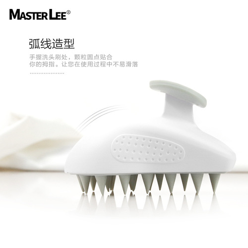 New silicone shampoo brush, household hair-grabbing shampoo artifact, clean scalp massage comb, creative shampoo brush wholesale