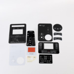 PVC磨砂放油面贴薄膜开关家用电器亚克力按键面板pvc按键窗口面贴