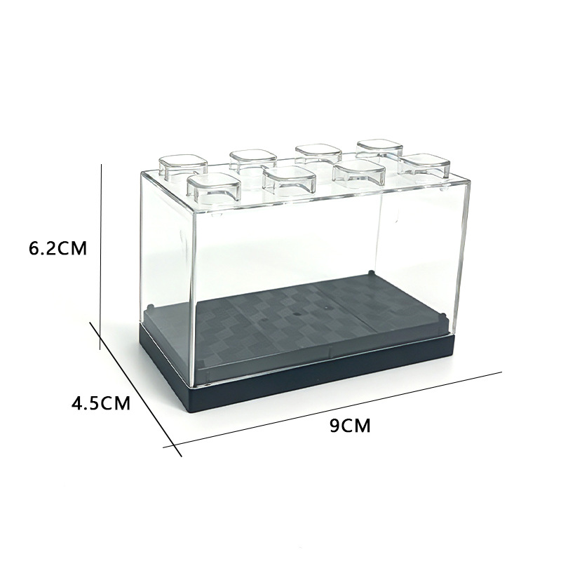 Caja de Almacenamiento Antipolvo para Modelos de Plástico Transparente para Juguetes