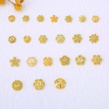 18k����ɫ�U���~���� ��ñ���и���ƬDIY������朸�Ƭɢ�����