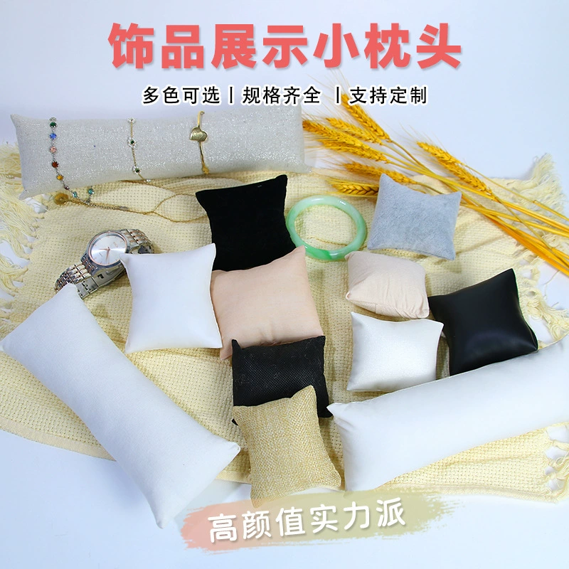 В наличии Оптовые ювелирные изделия реквизит 7*8 коробка Внутренний сердечник Фланель маленькая Подушка часы браслет стеллаж для хранения браслета