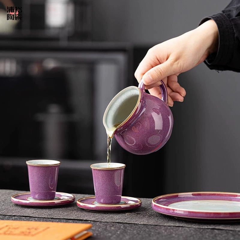Ceramic teapot for home use, tea cup, tea set