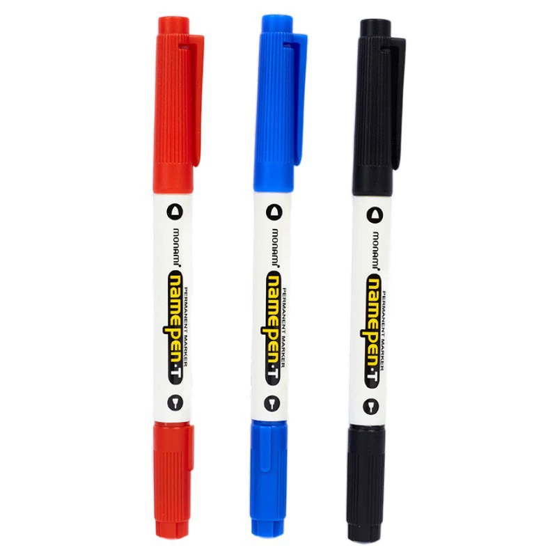 Monami Korean Namepen.t Muna Mo Nami Pen Pen Pen Pen Двойной наконечник сигнатура ручки