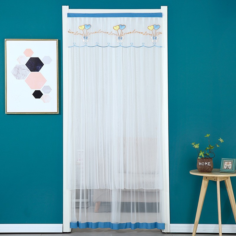 사랑 블루 쌀 원사 더블 레이어 벨크로