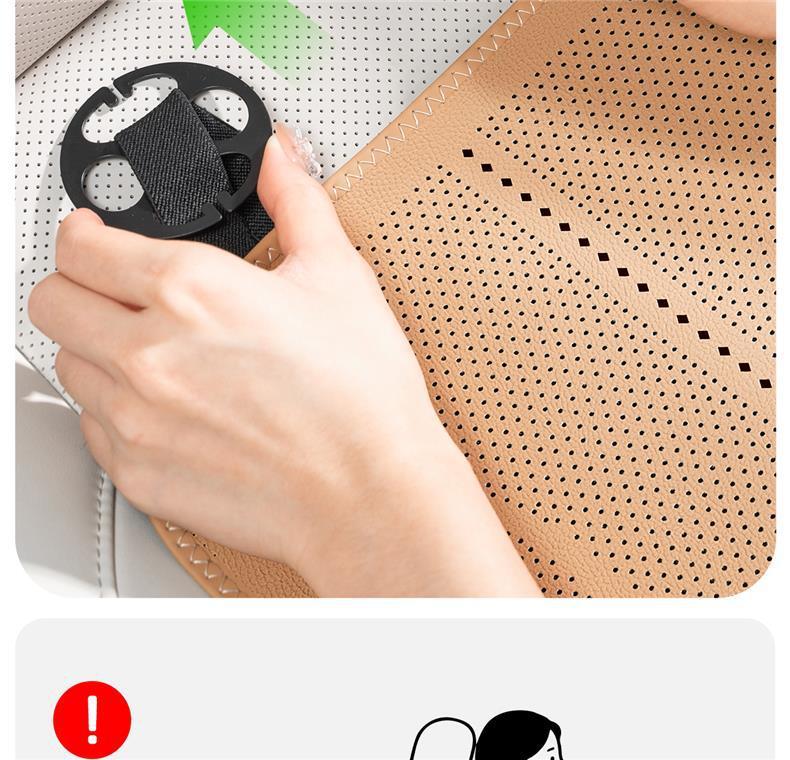 Universal car seat leg rest cushion, suitable for all seasons, perforated and breathable, leg support, integrated extended seat cushion for car use