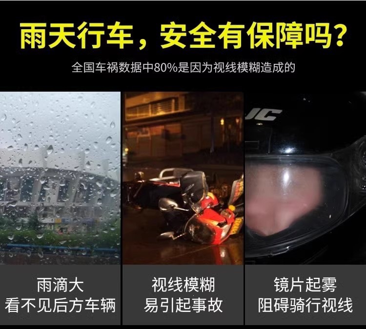 Suitable for helmet anti-fog film, universal anti-fog film for motorcycle full-face and half-face helmets, waterproof and rainproof film