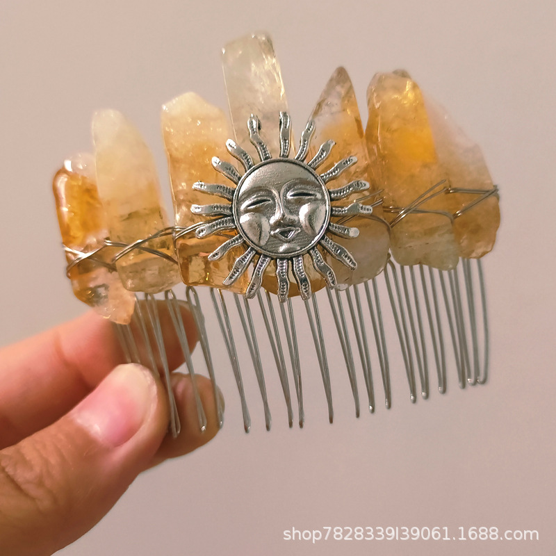 황수정 실버 라인 실버 머리 빗 실버 스마일