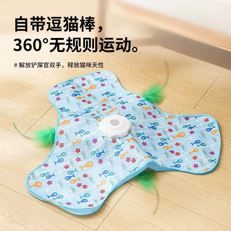 跨境新品猫咪捕猎罩猫用躲藏玩具宠物游戏罩自嗨解闷神器静音神器