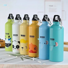 Camping Alloy Water Bottle 500ml Outdoor Portable Cycling Wa