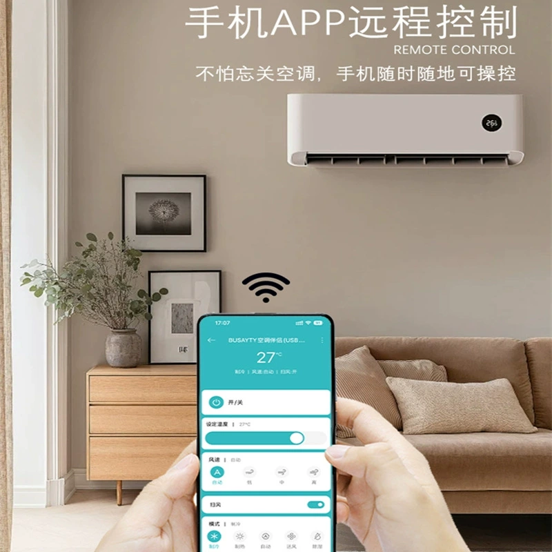 Tuya smart infrared remote control air conditioner remote temperature adjustment radio frequency temperature and humidity wifi remote TV light garage door