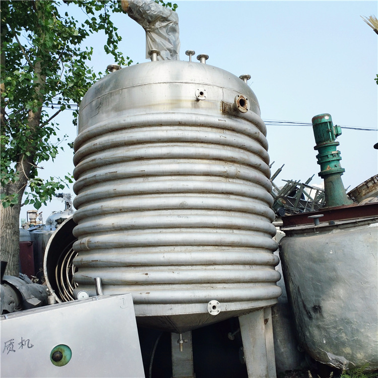 二手立式食品搅拌反应罐 不锈钢反应釜 化工多功能反应釜