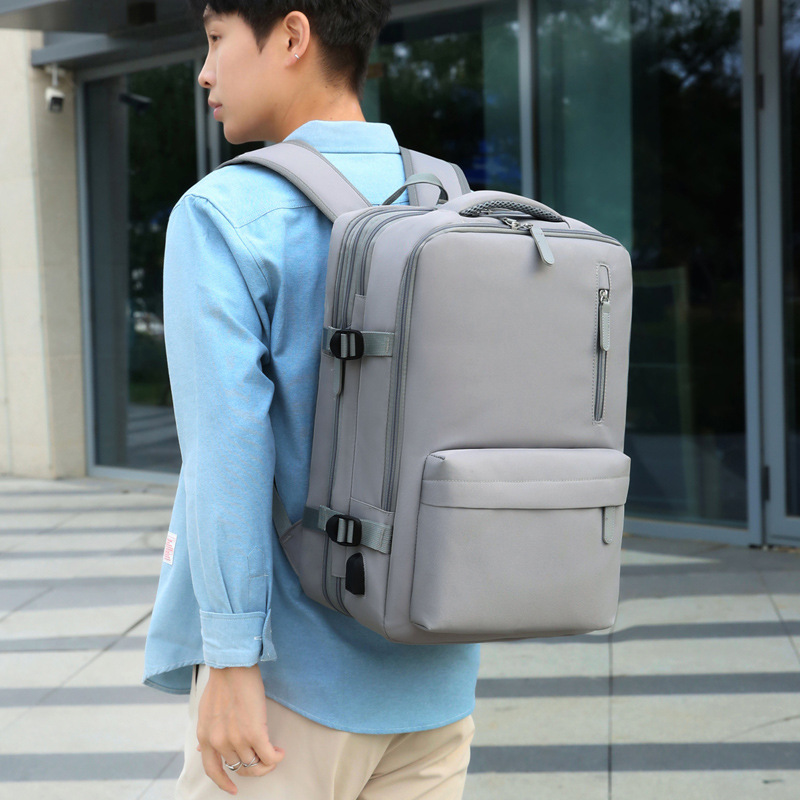 Mochila de viaje transfronterizo, mochila de computadora multifuncional de gran capacidad para hombres, mochila de viaje de negocios de alto nivel para hombres