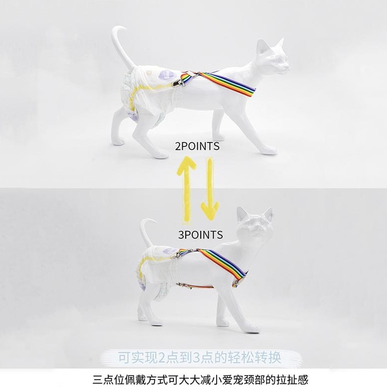 Mascota correa ajustable clip perro fisiológico pantalones para mascotas pañal clip fijo cinturón de cortesía transfronteriza suministros para mascotas