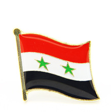  ه Ʒ Syria FLAG LAPEL PIN BADGE 196