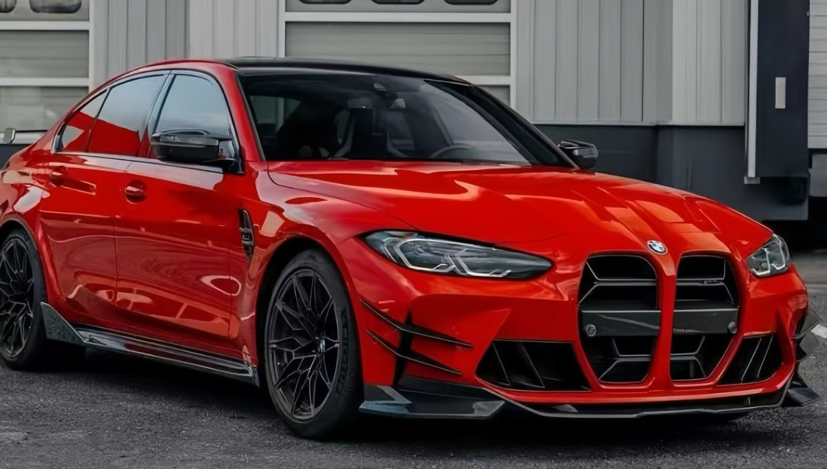 Suitable for BMW G80G82 CFA model front lip, front spoiler, exterior trim, air knife, fender modification, dry carbon accessories