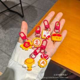 可爱树脂奖章钥匙扣 学生考试奖励挂件 书包包包装饰品