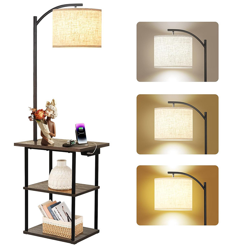Floor lamp for bed