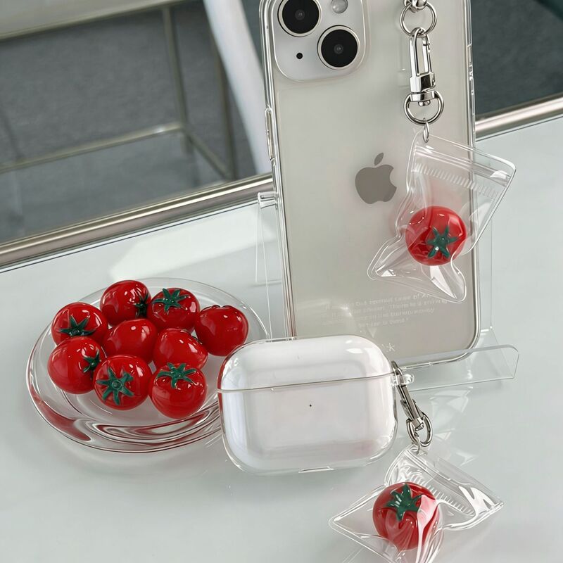 Creative Realistic Tomato Phone Charm Mini Food Toy Tomato Keychain Girl Bag Accessory Best Friend Gift Creative Realistic Tomato Phone Charm Mini Food Toy Tomato Keychain Girl Bag Accessory Best Friend Gift