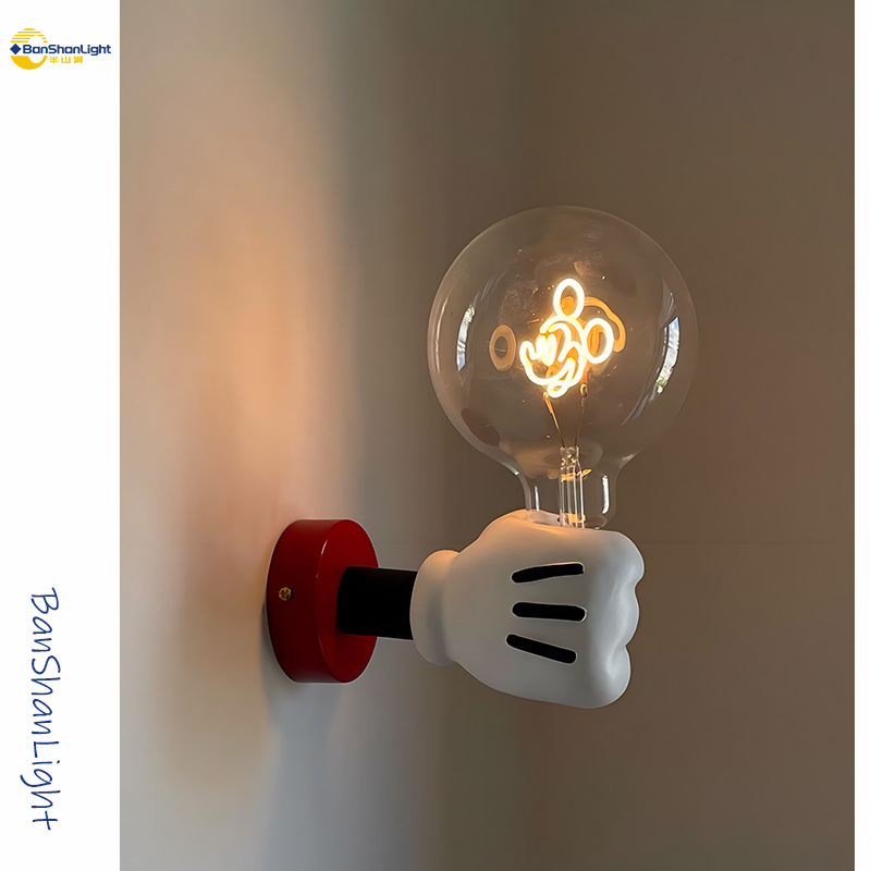 Cartoon handheld wall sconce for bedroom